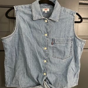 Levi’s Denim Tank top size medium